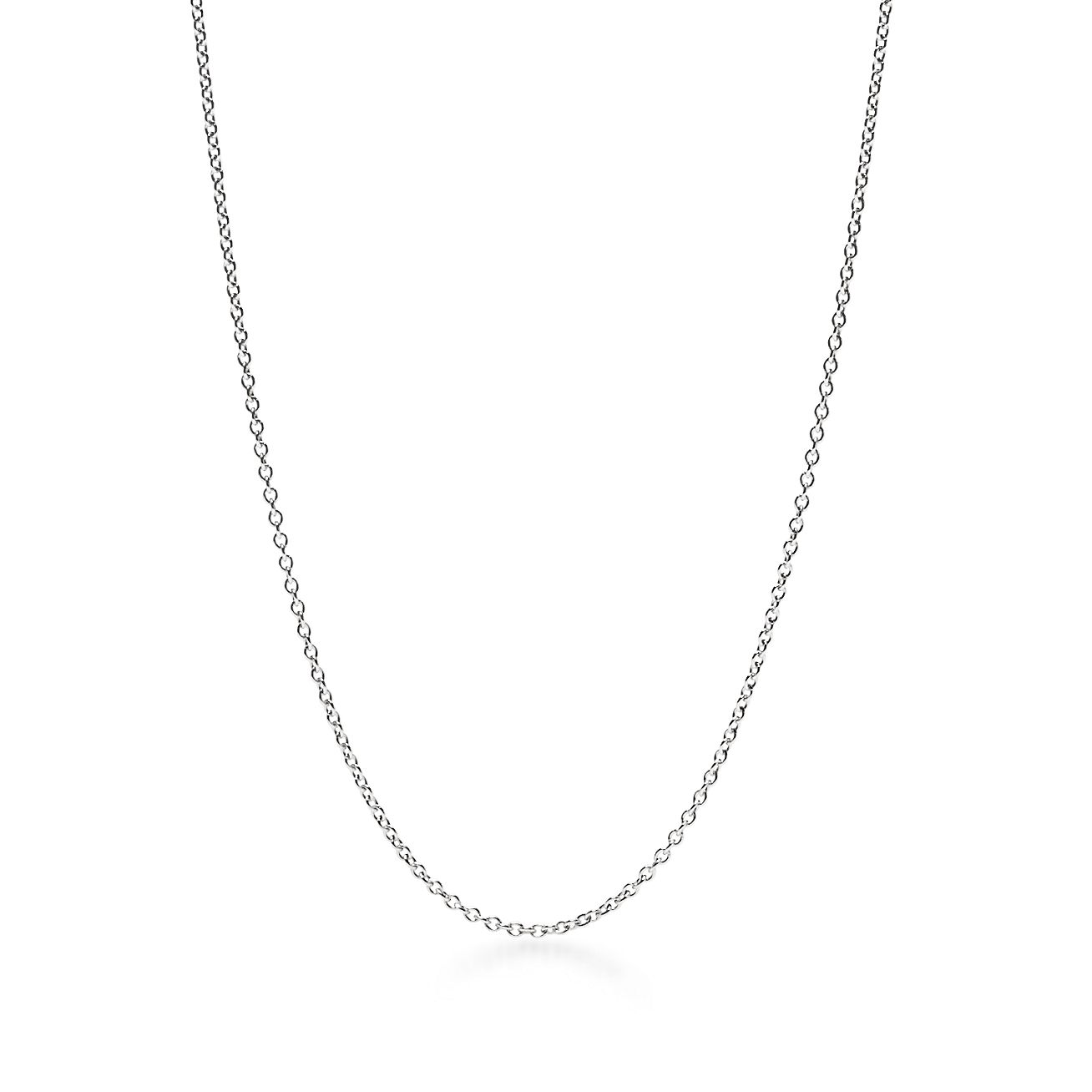 White gold chain for women