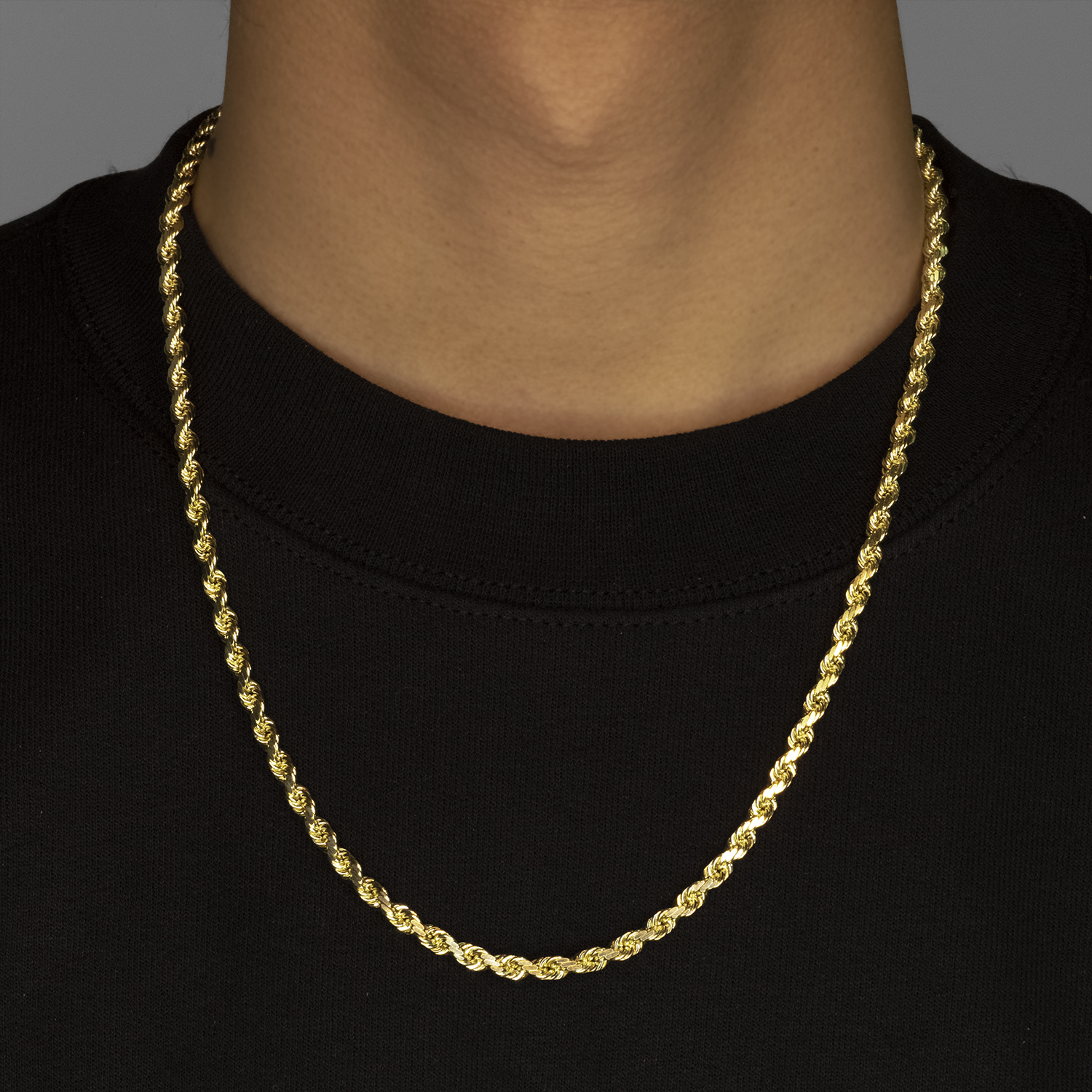 10k gold rope chain