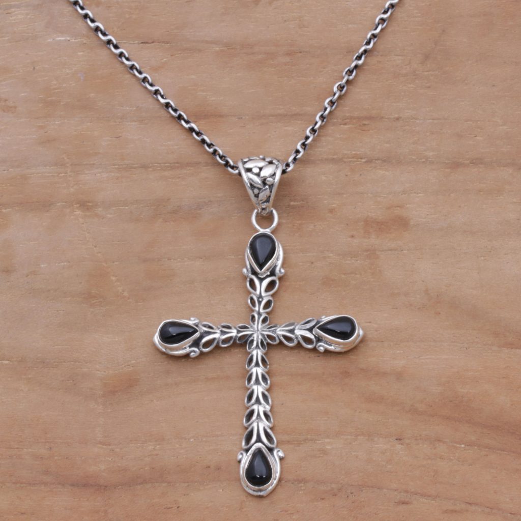 sterling silver cross pendant