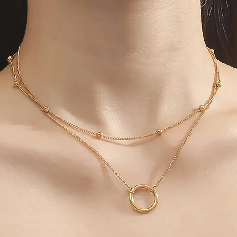 18k gold pendant