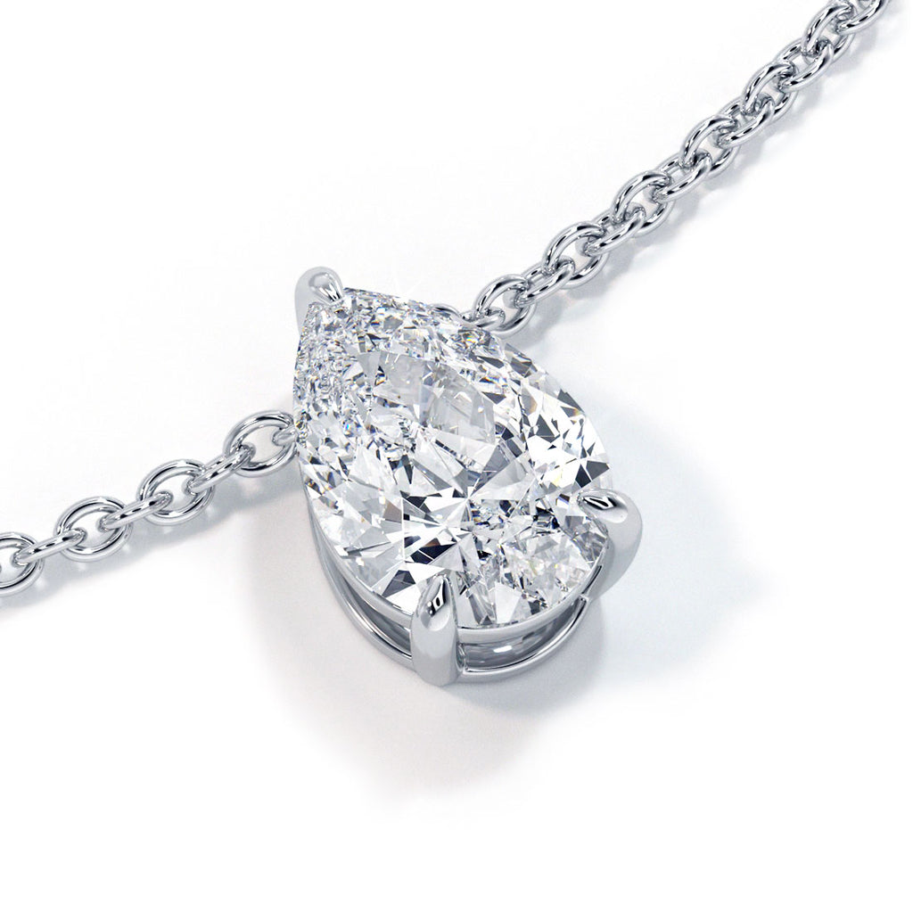 Solitaire diamond pendant 