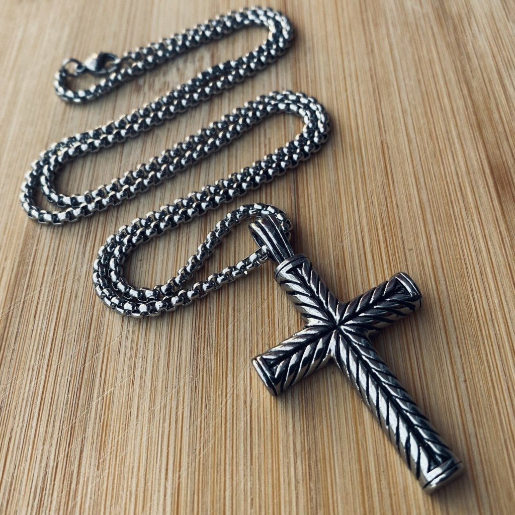 mens cross pendant