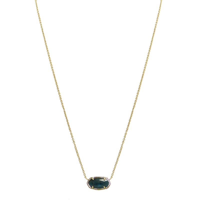 Elisa gold pendant necklace