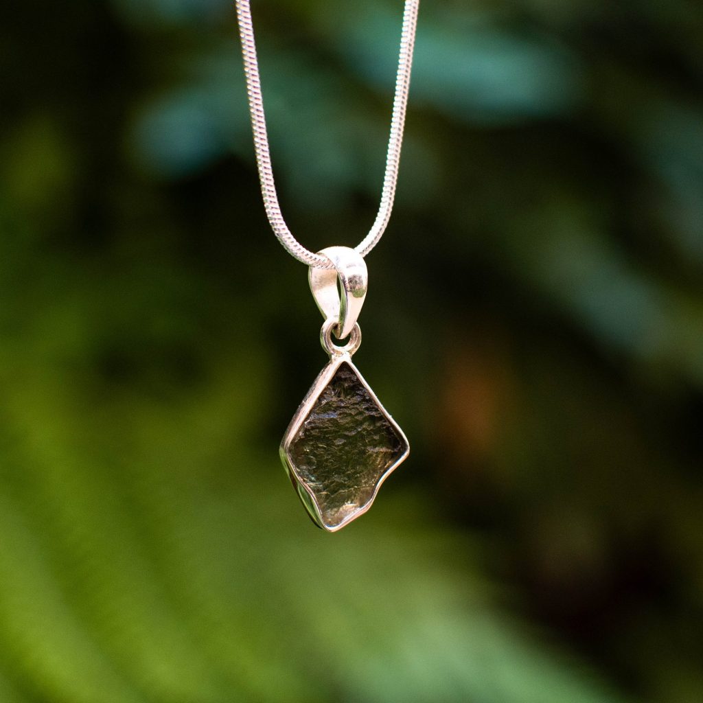 Moldavite pendant