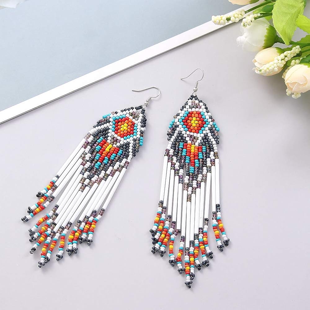 make beaded earrings