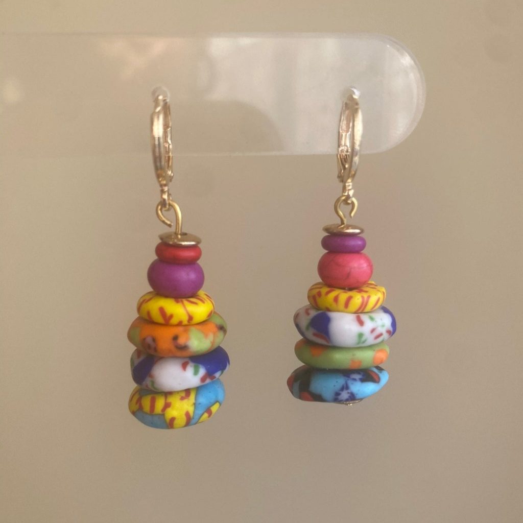 make clay earrings