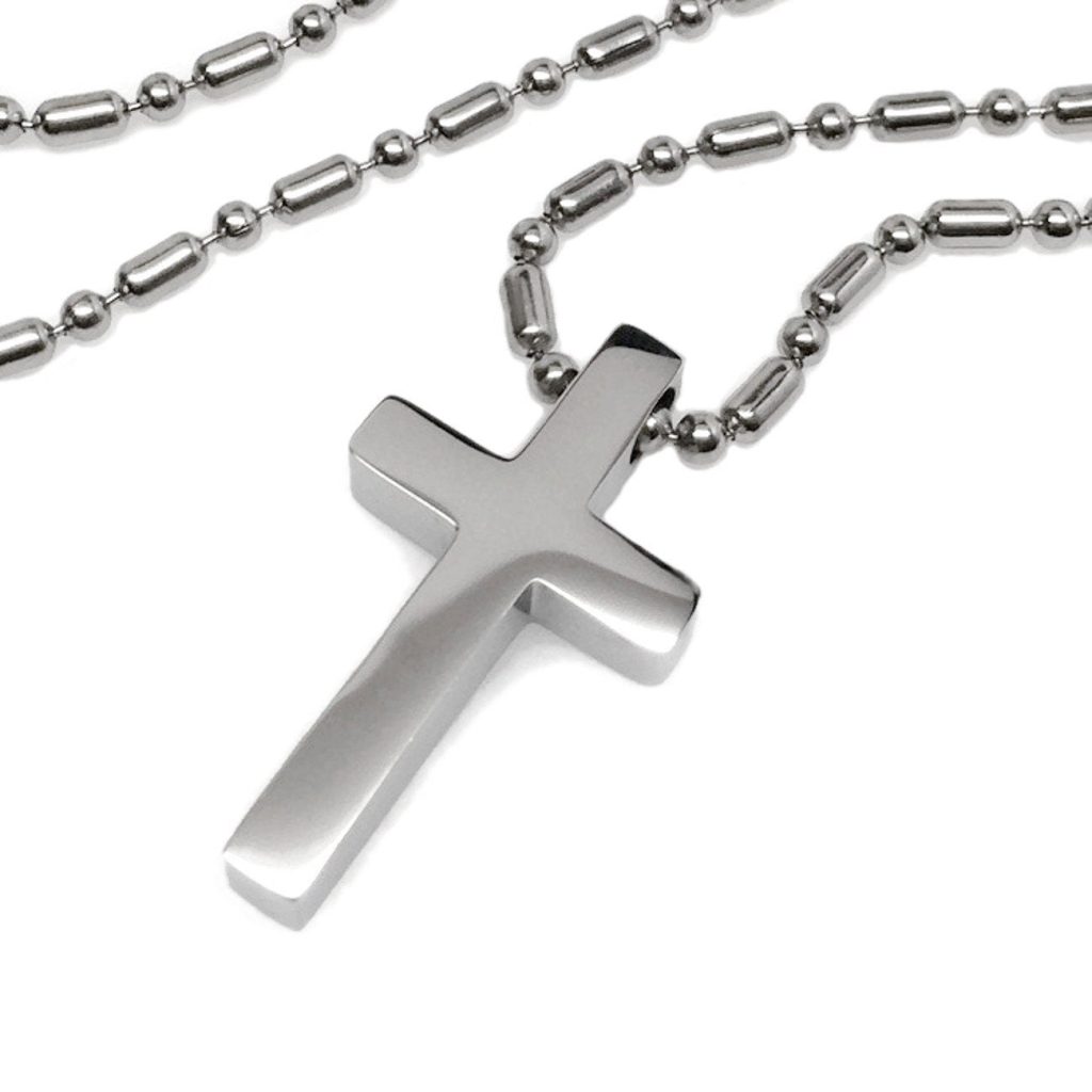 Stainless steel cross pendant