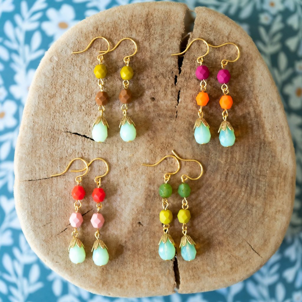 make earrings with beads