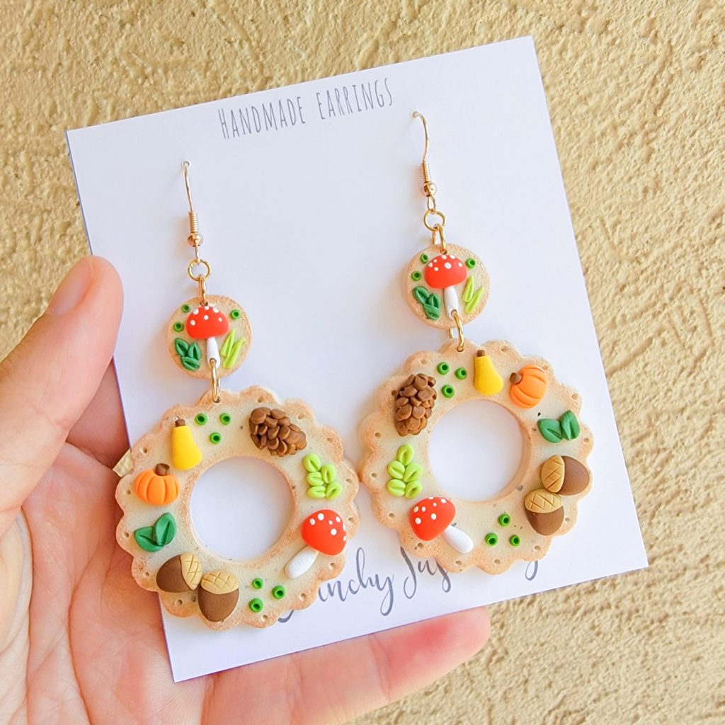 make clay earrings