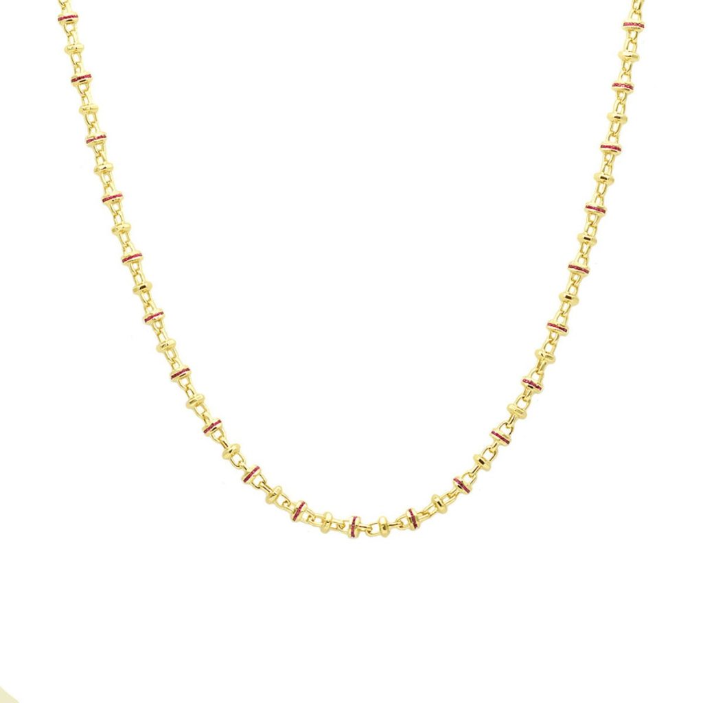 Mens gold chain necklace