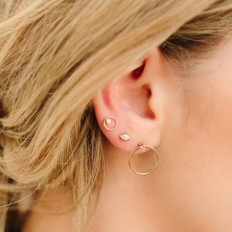 make stud earrings
