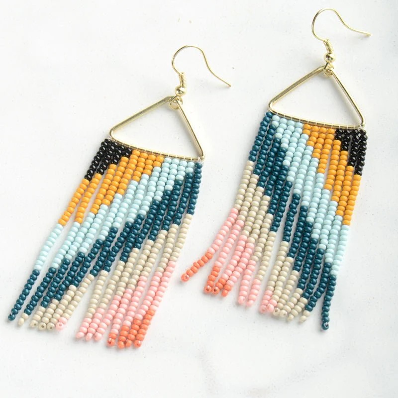 seed bead earrings