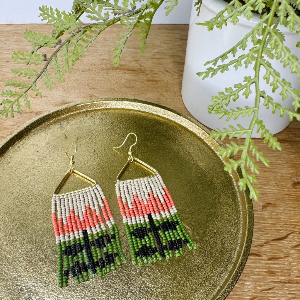 seed bead earrings