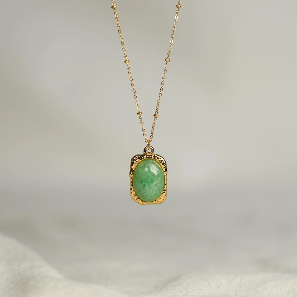 green necklace