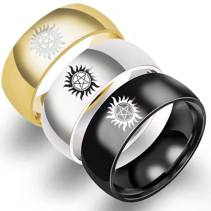 pentagram sun ring