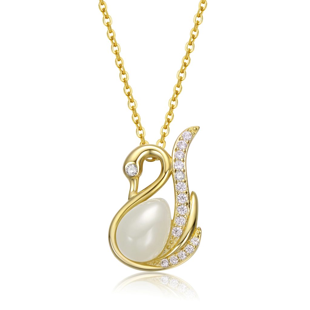 swan necklace