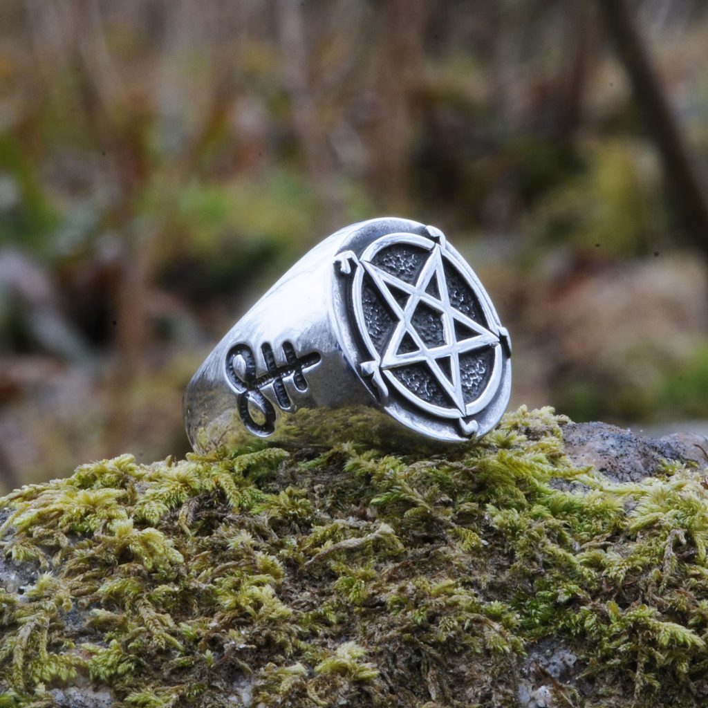 pentagram sun ring